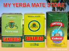 3 Kilos Yerba Mate Variety Pack - Canarias - Canarias Serena - Cabral